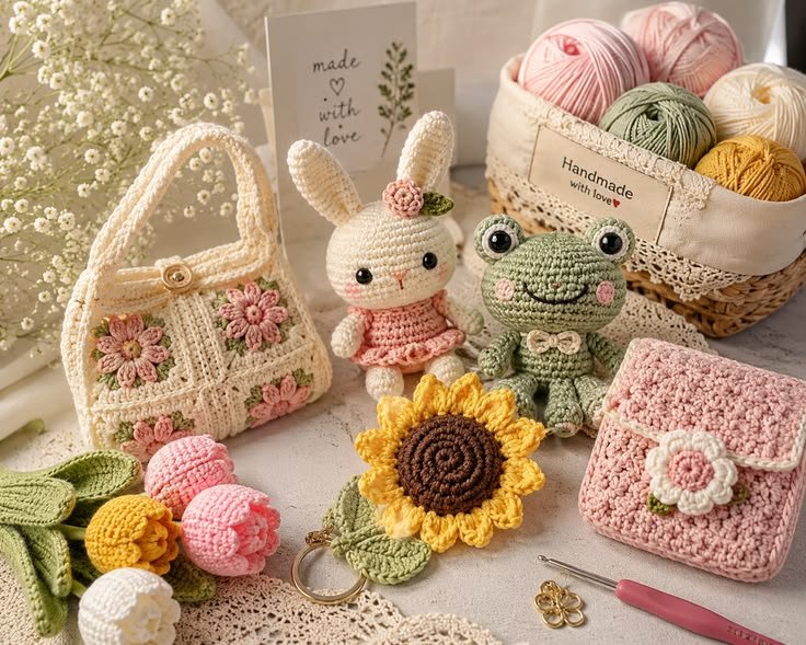multi crochet items