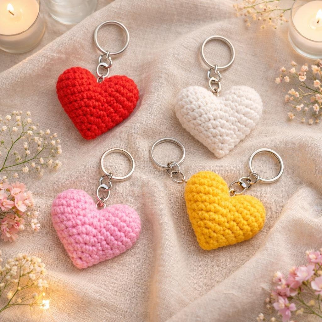 key chains crochet]